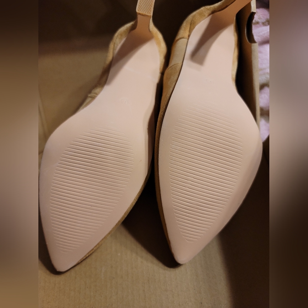 NIB ITS ALL ABOUT THE SEXY HEEL ELASTIC SIDE ZIPPER BOOTIE POINTED TOE S… - Picture 7 of 11